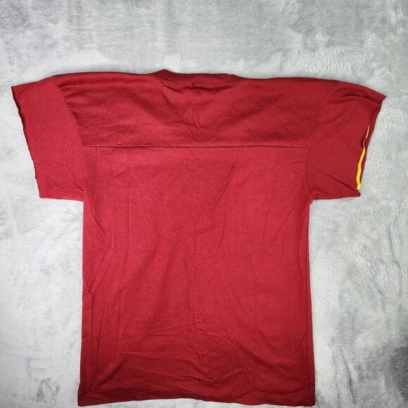 Vintage Washington Redskins Shirt Mens M V Neck Tee Garan USA Single Stitch READ - Picture 4 of 8
